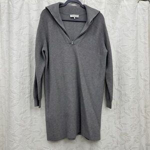 Wayf Charcoal Ribbed Knit Top